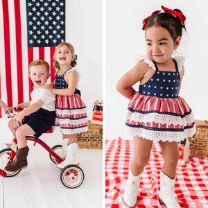Bums and Roses 4th of July Dress
